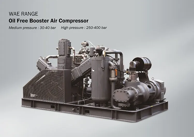 Luftkompressor für Einblasmaschinen